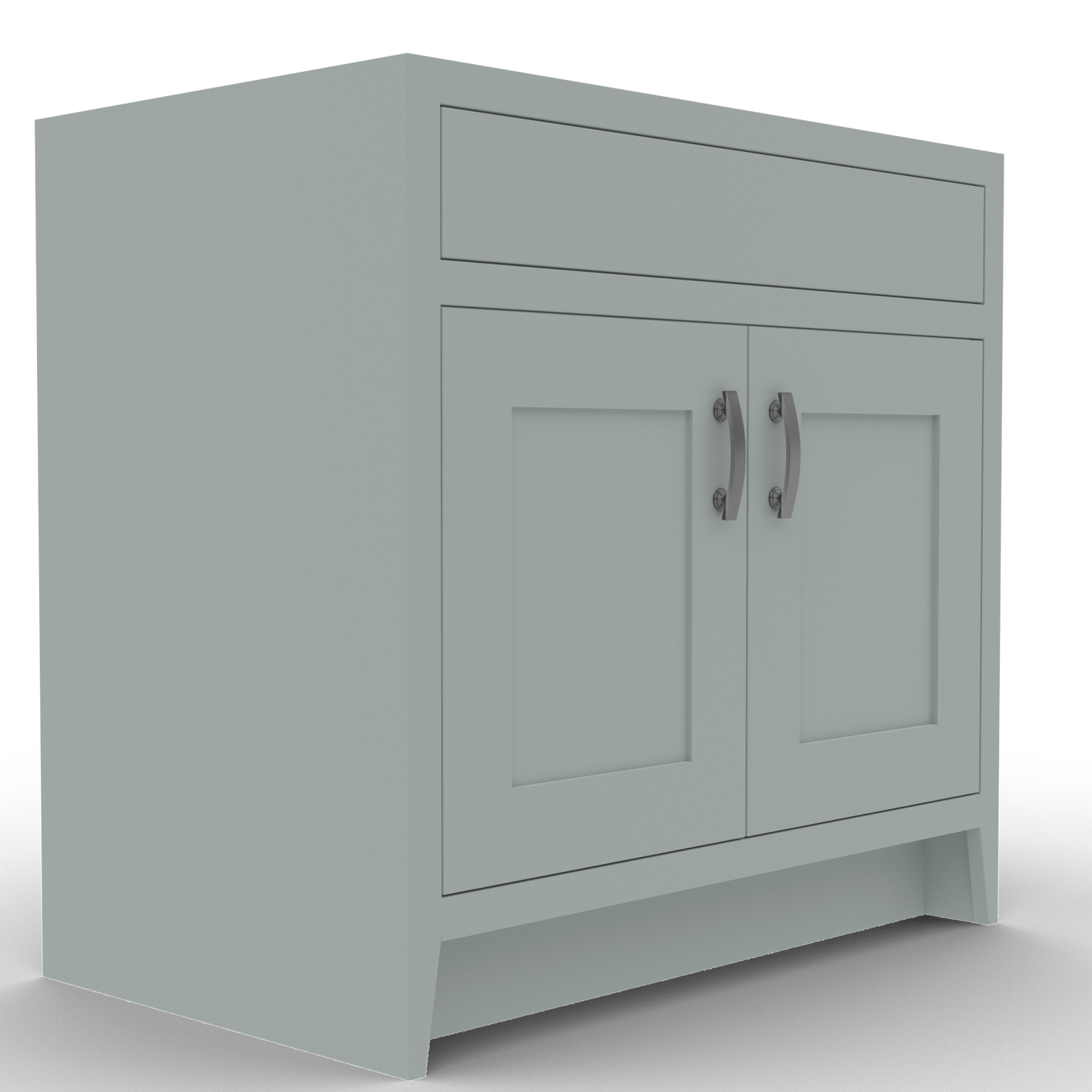 Shaker Vanity Wide Frame 36