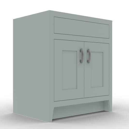 Shaker Vanity Wide Frame 30